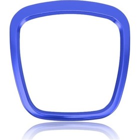 Resim Cbtx A4l / A6l / A8l / Q5 / Q7 İçin 3d Metal Etiket Araba Direksiyon İç Modifikasyon Aksesuarı, Kare Tip - Mavi 