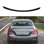 Resim Mercedes W213 E Serisi (2016-2019) Arası Uyumlu E63 S Spoiler - Piano Black 