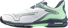 Resim Mizuno Wave Exceed Tour 6 AC Erkek Tenis Ayakkabısı Beyaz / Mavi 