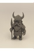 Resim shop Mızraklı Viking Cüce Savaşçı Figürü (3D Baskı) 
