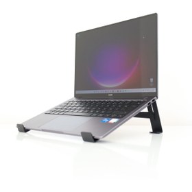 Resim Hansdo Metal Siyah Laptop Standı Yükseltici - Altlık - 13"_15.6" Laptoplar Ile Uyumlu Sls3bl 