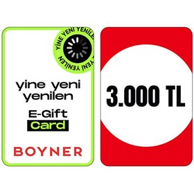 Resim Boyner Digital Hediye Kartı 3000 TL 