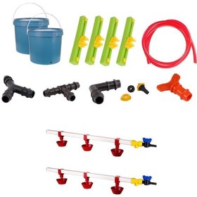 Resim TavPet Nipel Suluk Seti Montaj Aparatlı 40 Lt Depolu (Set/50) 