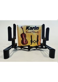 Resim Karin Aç-Kapa Pratik Mini Boy Taşınır Katlanır Keman Sehpası 