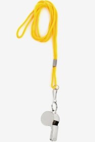 Resim MOBEE Ipli Metal Hakem Antrenör Halısaha Deprem Nöbet Ikaz Düdüğü 1410 