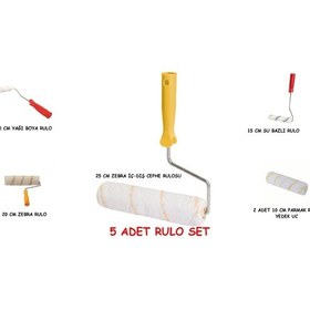 Resim Rulo Set - 5 Li Rulo Set - Her Ölçüde Rula Ve Yedek Uc Ürünümüzde 