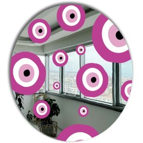 Resim Yuvarlak Ayna, Pinterest Ayna, Renkli Duvar Dekoru, Pinterest Oda Dekoru, Kırılmaz Dekorafif Ayna 