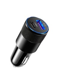 Resim İphone İçin Usb Hızlı Şarj Cihazı Araç Tipi C Pd Hızlı Şarj Telefon Adaptörü 