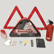 Resim Lux 2022 Dolum Tarihli Lüks Trafik Seti Ilk Yardım Seti Araç Yangın Tüpü Üçgen Set 