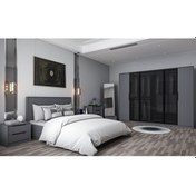 Resim Kale Luxe Yatak Odası Takımı - Antrasit Set 1 