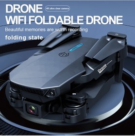 Resim E88 Drone Uzaktan Kontrol Hd Kamera App Üzerinden 