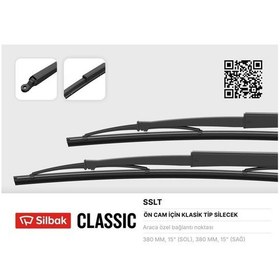 Resim Sılbak Sslt - Silecek Süpürgesi Kollu 385mm Slx Ön 