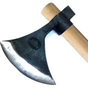 Resim Selfbuysell Keserli Saplı Büyük Ay Balta 90 cm - Dövme Çelikten 