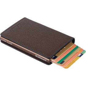Resim Walsmart Slim Safiano Akıllı Mekanizmalı Cüzdan 