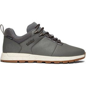 Resim Timberland Gri Erkek Deri + Tekstil Outdoor Ayakkabısı TB0A67F80331_LOW LACE UP SNEAKER 