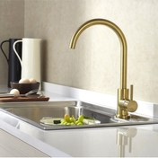 Resim OEM Mutfak Evye Bataryası Mat Gold Tasarım Yeni Model 5 Yıl Garantili 