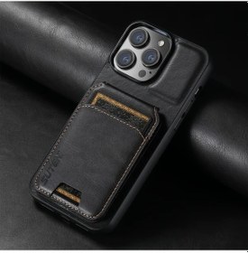 Resim Chenkestoreone Suteni Premium Yapay Deri Kartlık İphone 14 Pro Uyumlu Cüzdan 
