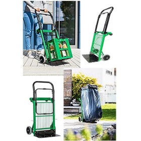 Resim Stilmax Yükselik Ayarlı Koli Yük Paket Taşıma Arabası 100kg 