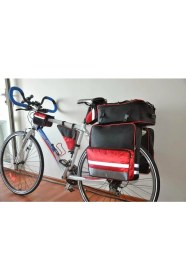 Resim Evvano Bisiklet Çok Amaçlı Heybe Çanta Kadro Üstü Telefon Tutuculu - Siyah 