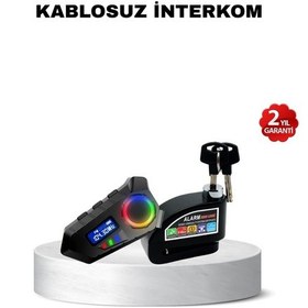 Resim Bluetooth 5.4 İntercom Ve Alarmlı Disk Kilidi Seti Güçlü Ses Ve Güvenlik 
