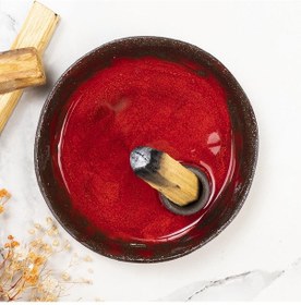 Resim Zefirya Red Seramik Ağaç Tütsülük 