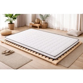 Resim Sünger Şilte 140x190 Yer Yatağı 9 +-1cm Cm Ped Yatak Şiltesi Pedi Topper Mattress 
