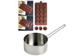 Resim Feyza Design Papatya Gül Çiçek Temalı 1000 ml Mum Yapım Seti ve Silikon Kalıp 