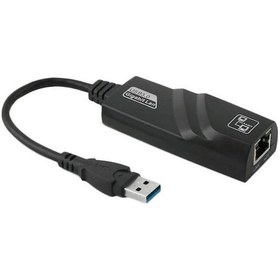 Resim USB 3.0 Gigabit Ethernet Kartı Adaptör Rj45 10 100 1000 Mbps 