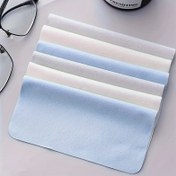 Resim 3/6 adet Profesyonel Gözlük Temizleme Bezi, Süet Malzeme, Buğu Önleyici, Bilgisayar ve Cep Telefonu Ekranları için Uygun, Lenslere Nazik, 15cmX15cm 5.9 inç Kare 