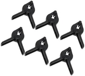 Resim AA Plus Kopya-6 Adet Fon Mandalı Clamp Mengene Kıskaç 4.5 Inç=11.5 Cm Siyah 