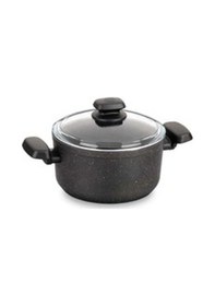 Resim A1341 Korkmaz Döküm Granit Tencere Cam Kapak 20Cm 3.0Lt Kapasite 
