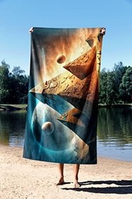 Resim Mikrofiber Teknolojisi ile Üretilen Hafif ve Kum Tutmayan Plaj Havlusu – 75X130 – 90x150 Cm 