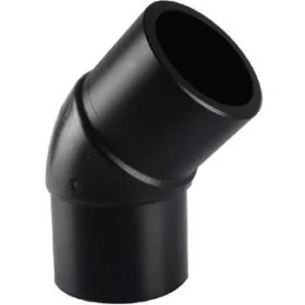 Resim Bucuks Mey Ithalat® Tega Hdpe Spigot Açık Dirsek 125 mm 45 Derece 