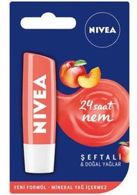 Resim Nivea Şeftali Özlü Dudak Bakım Kremi 4.8 G 