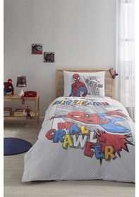 Resim Özdilek Spiderman Wall Disney Kapitone Nevresim Takımı Lastikli Ç 