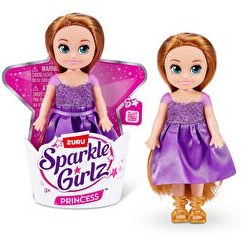 Resim Sparkle Girlz Prenses Cupcake 12 Cm Kızıl Saçlı 