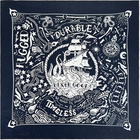 Resim Gotik Punk Retro Korsan Bandanası, Çok Fonksiyonlu Başörtüsü ve Maske, Rahat Pamuk Şal 