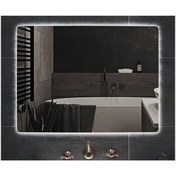 Resim GLOBAL LED MIRROR 60x70 Cm Ledli Ayna Banyo Aynası Dekoratif Ayna Boy Ayna Salon Duvar Ayna 
