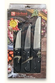 Resim Sürbisa TECHMRT KASAP PLASTİK SETİ 3'LÜ PİMLİ - TT199 (23339) - SURBİSA 