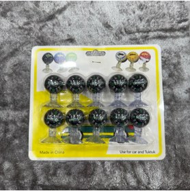 Resim Korkmaz Oto Market & Aksesuar 10’lu Mini Pusula Vantuzlu Etiketçilere 