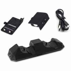 Resim HavuzElektronik Xbox One (s) Için Ikili Şarj Yuvası + 2 Adet Şarjlı Pil 