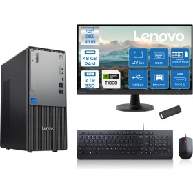 Resim Lenovo Thinkcentre Neo 50T Gen5 Intel Core I7 14700 48GB Ddr5 2tb SSD 27 Inç Monitör Freedos Quadro T1000 4gb Masaüstü Bilgisayar 10002712UAS0GL00F19 + Zetta Flash Bellek 