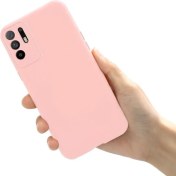 Resim M.TK Moveteck Oppo A16 / A54 4g Uyumlu Kılıf Kamera Lens Korumalı Içi Kadife Silikon Iz Yapmaz Ipeksi His Liquid Renkli Yumuşak Silikon Lansman 