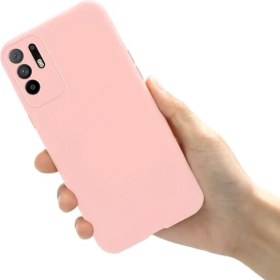 Resim M.TK Moveteck Oppo A16 / A54 4g Uyumlu Kılıf Kamera Lens Korumalı Içi Kadife Silikon Iz Yapmaz Ipeksi His Liquid Renkli Yumuşak Silikon Lansman 