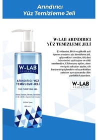 Resim W-Lab Kozmetik Arındırıcı Yüz Temizleme Jeli 400 ML 