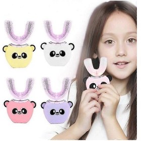 Resim Yeni Modeller 7-12 Yaş Akıllı 360 U Tipi Çocuklar Sonic Elektrikli Diş Fırçası Otomatik Ultrasonik Diş Fırçası Karikatür Desenli Çocuk Fırçası Yeni Modeller 