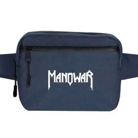Resim Manowar Logo Classic 2 Bel Çantası - Lacivert 