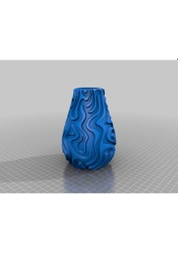 Resim Opencart Girdap Desenli Vazo Sadece Plastik Aparattır 