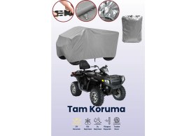 Resim Dokaca Gri P.olaris Sportsman 500 Efi Touring Atv Brandası, Atv Koruyucu Örtüsü 