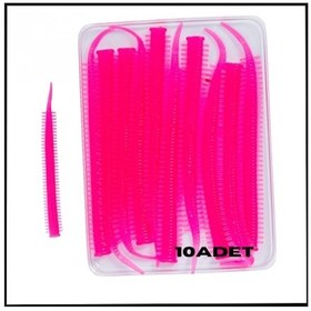 Resim Uyguna-yakala 1g 70mm -10 Adet Silikon Kurt Yem - Karides Kokulu- Pembe Parıltı-1074-png 